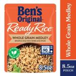 Ben's Original Ready Rice Whole Grain Medley, Brown & Wild, 8.5 Ounce Pouch