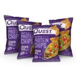 Quest Nutrition, Tortilla Style Protein Chips, Low Carb, High Protein, Loaded Taco, 4.5 oz, 4 Ct