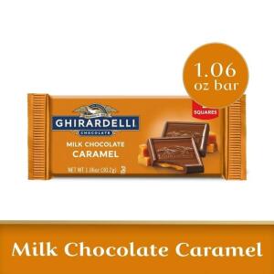 GHIRARDELLI Milk Chocolate Caramel 2-Squares, 1.06 oz Bar